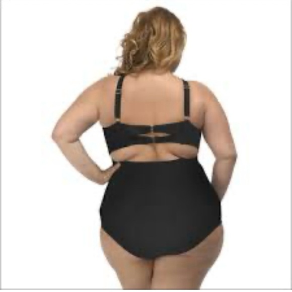 New LYSA Pink Leopard Print Sexy Keyhole One Piece Swimsuit Plus Size - Picture 11 of 13